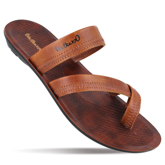 Boy's Cross Strap Slide Sandals  - WG5340 Tan