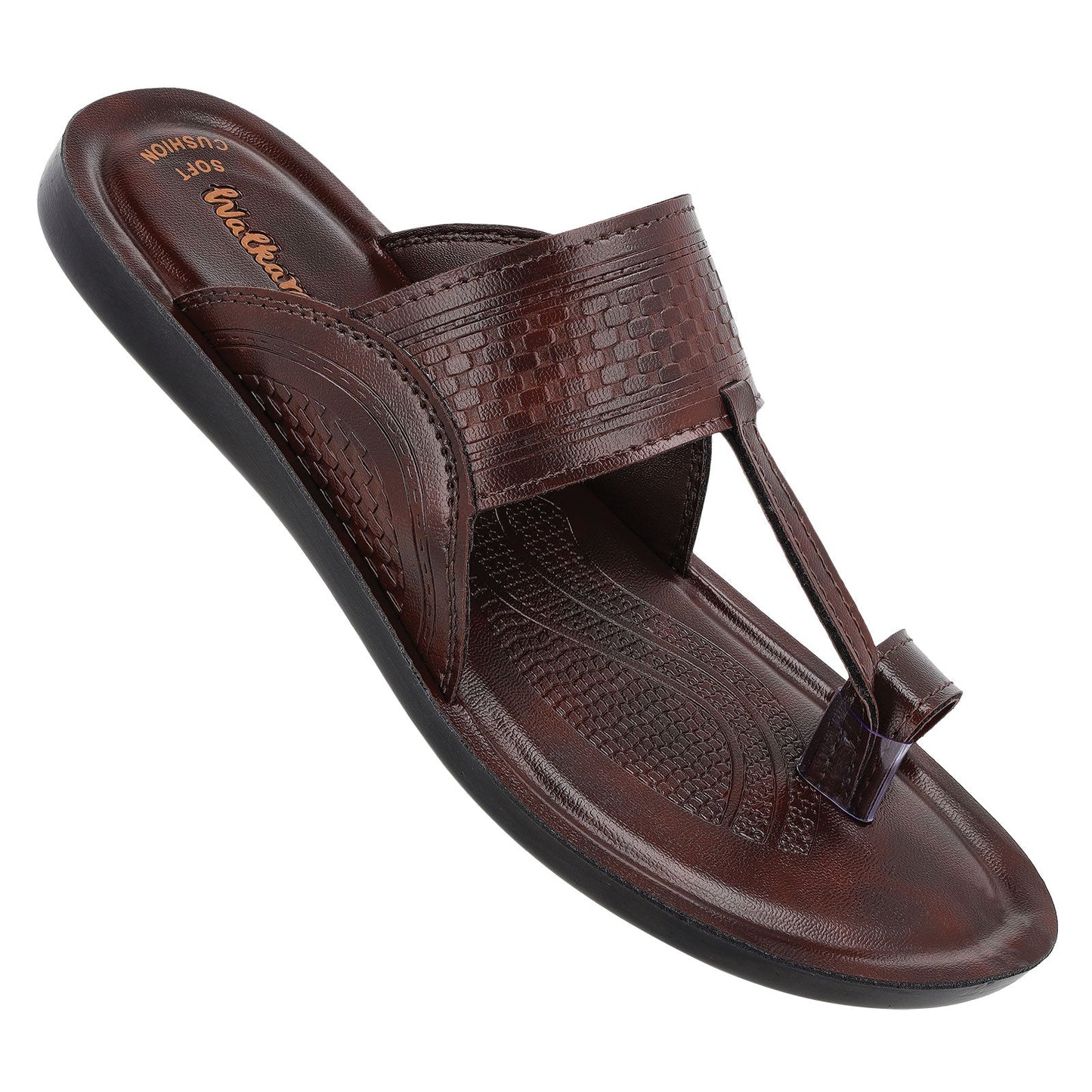 Men's Kolhapuri Chappal - WG5577 Brown