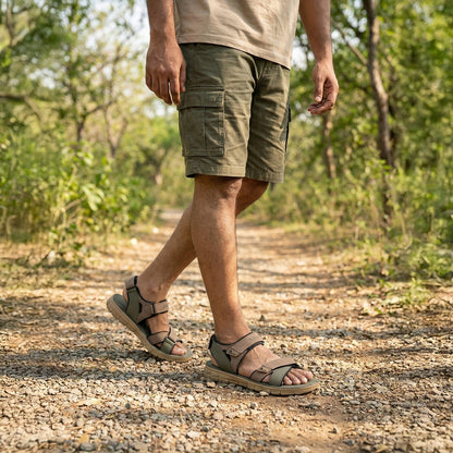 Men's Sports Sandals  - WG5781 Camel