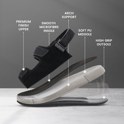 Men's Daily Wear Comfort Sandals - WGP58013 Camel