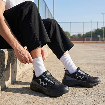 Men's Lace-up Sports Shoe -ONG97006 Black Grey