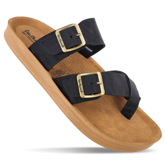 Men's Daily Wear Sandals - WGR53247 Black Beige