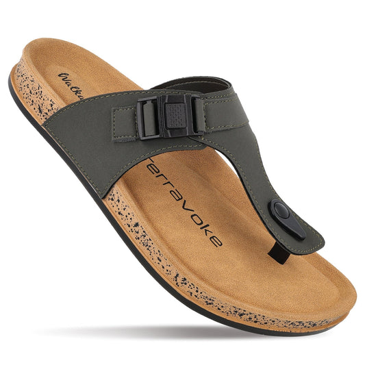 Men's Daily Wear Sandals - WGR53387 Olive