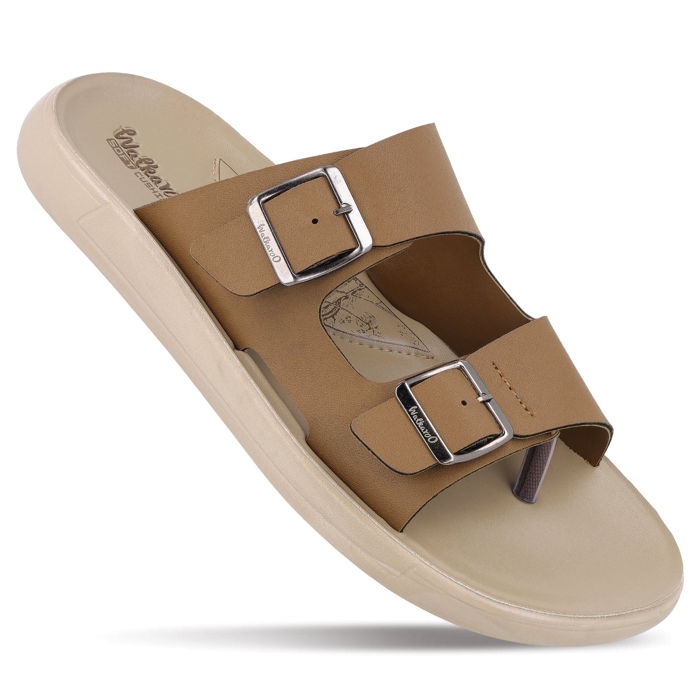 Men's Daily Wear Sandals - WGR53462 Camel