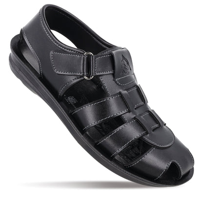 Men's Fisherman Sandals - WGR58052 Black