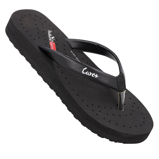 Walkaroo Women's Care Plus Flip-Flop  - WH3967 Black