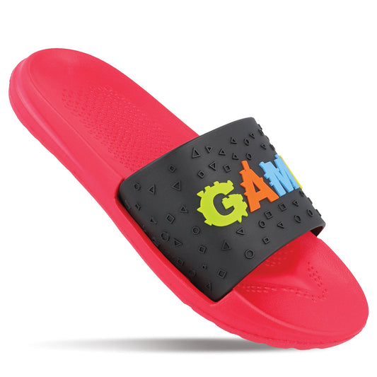 Boy's EVA Sliders - WK429 Black Red