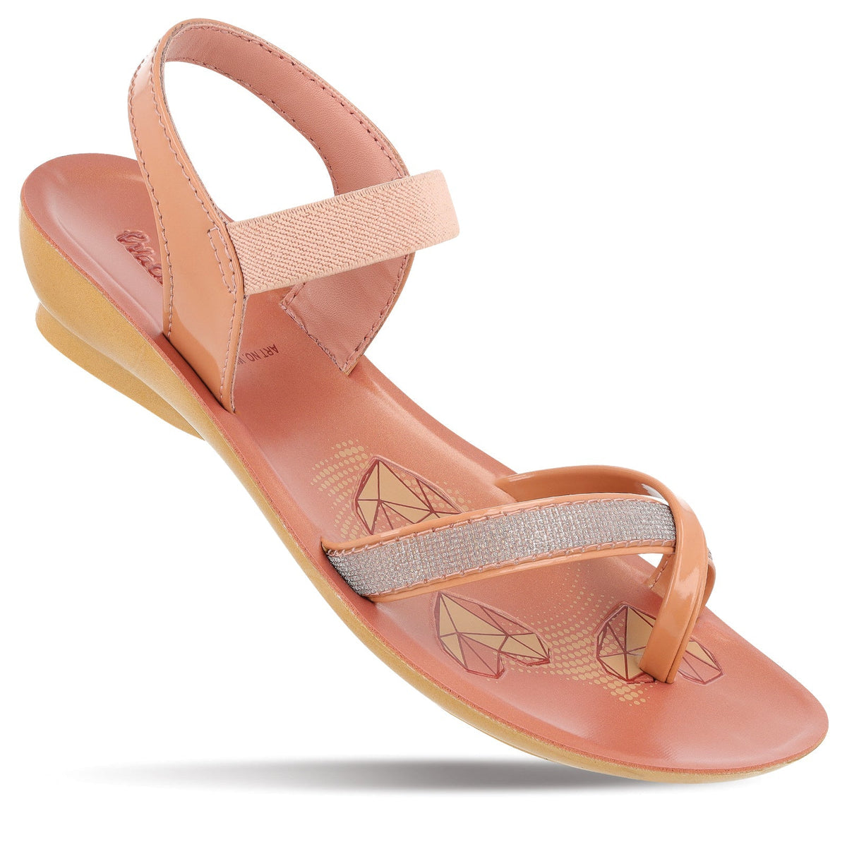 Girl's Daily Wear Sandals  - WK760 Peach