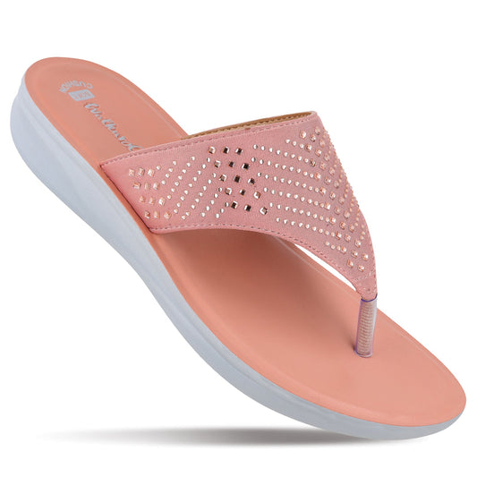 Women's Daily Wear Sandals  - WL7195 Peach