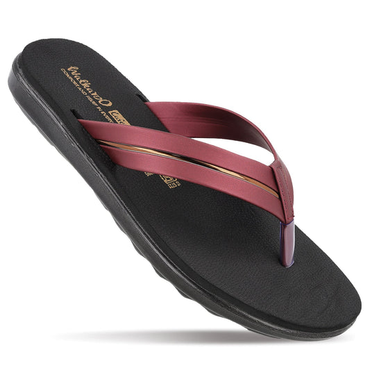 Women's Daily Wear Sandal  - WL7251 Burgundy