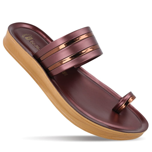 Women's Daily Wear Sandals  - WL7511 Burgundy