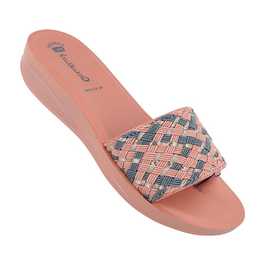 Women's Slide Sandals  - WL7583 Peach