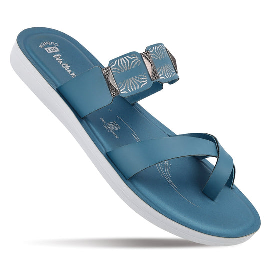 Women's Daily Wear Sandals  - WL7612 Peacock Blue