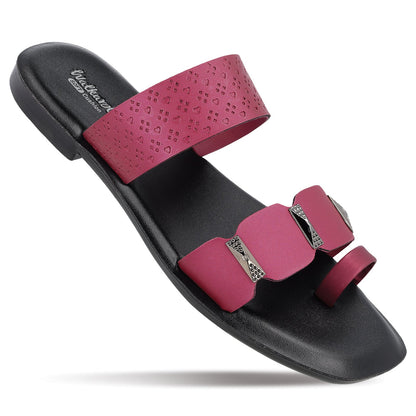 Women's Daily Wear Sandals - WL7621 Maroon