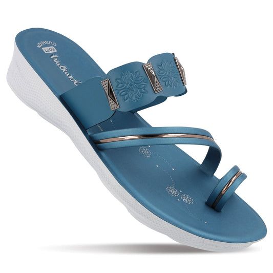 Women's Daily wear Sandal - WL7673 Peacock Blue