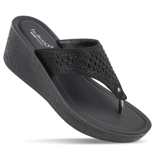 Women's Daily Wear Sandals - WLP71250 Black