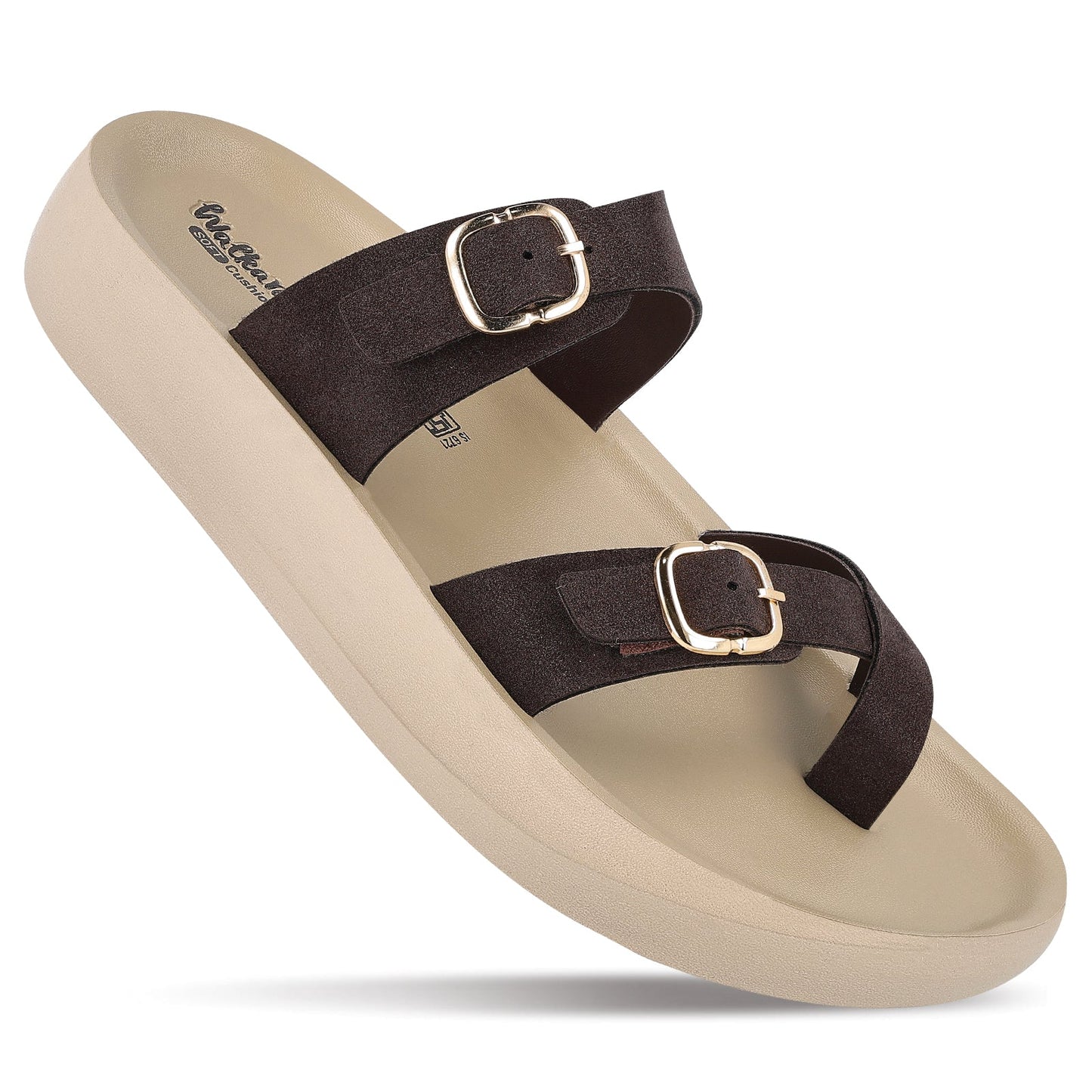 Women's Daily Wear Sandals - WLP72046 Chocolate