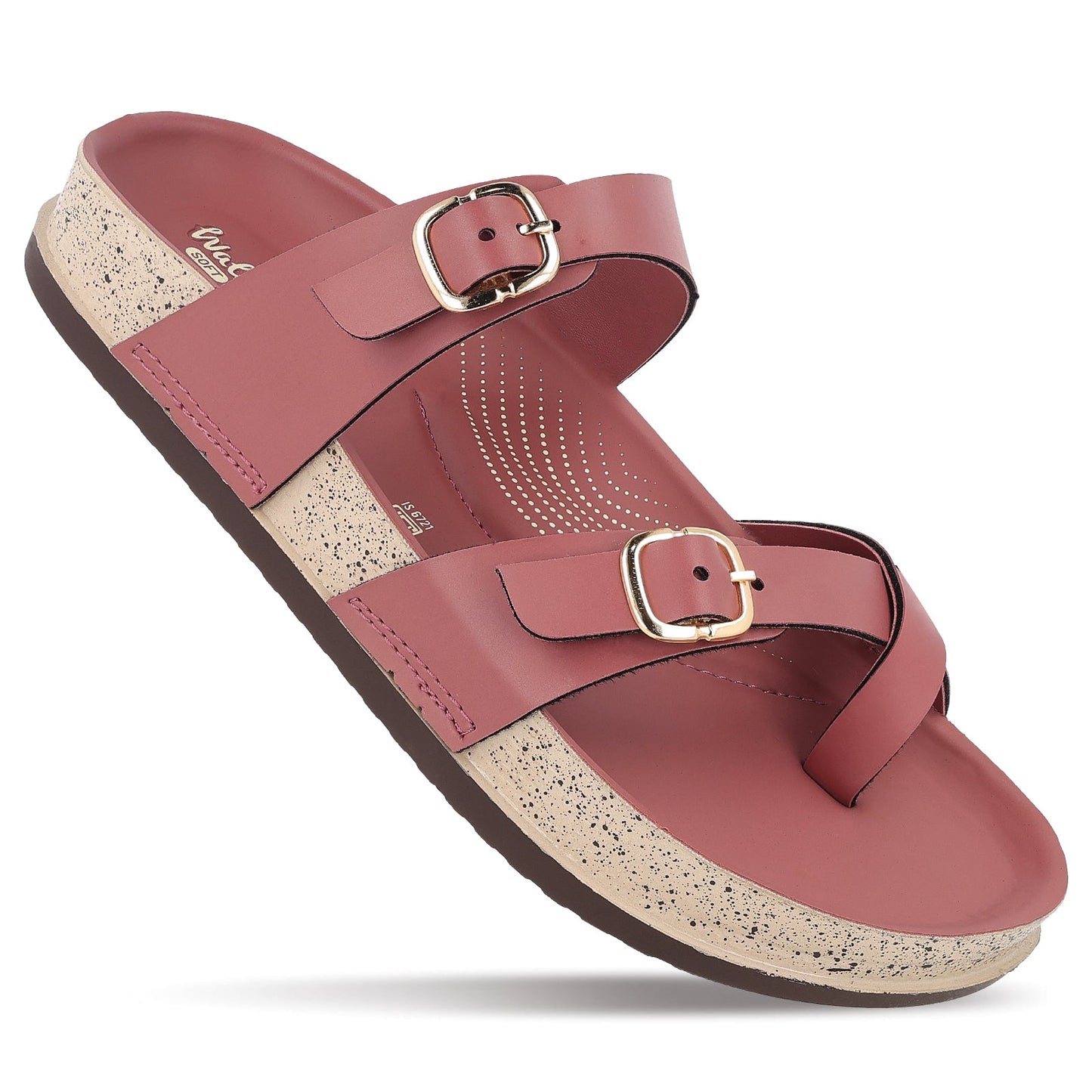 Women's Comfort Sandals - WLP72086 Dusty Rose