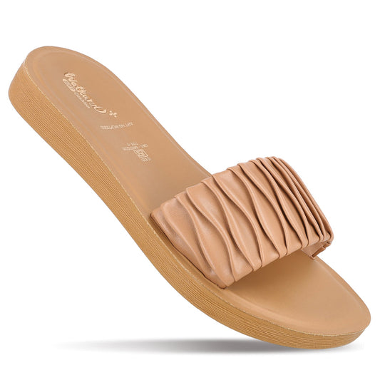 Women's Slide Sandals - WLP73000 Beige