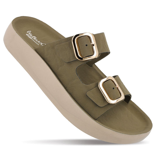 Women's Daily Wear Sandals - WLP74038 Olive