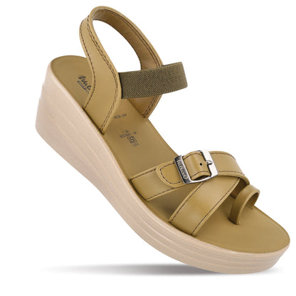 Women's Wedge Heel Sandals  - WLP78012 Cocoon Green