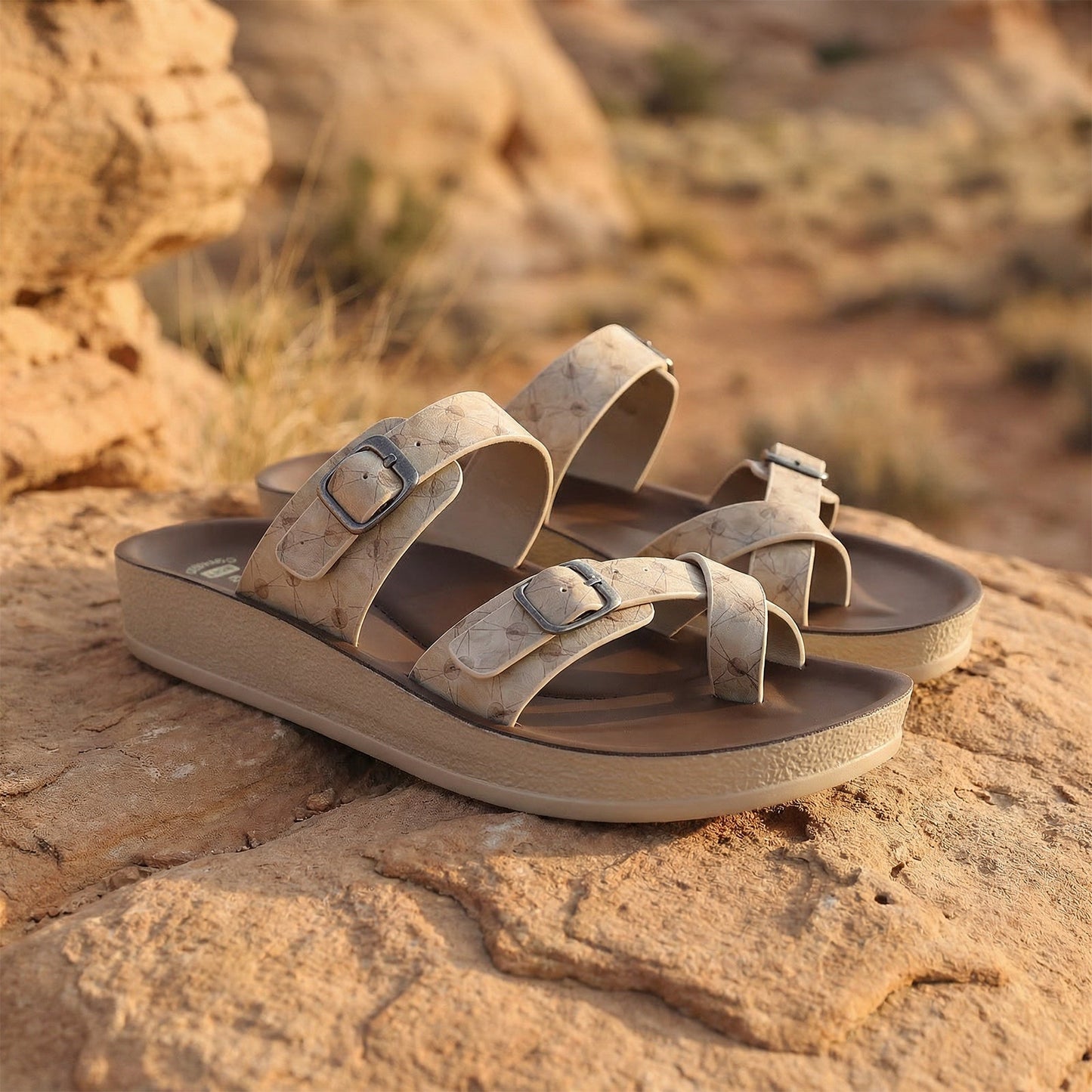 Women's Daily Wear Sandals - WLR72052 Espresso