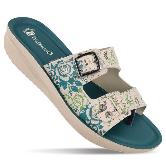 Women's Daily Wear Sandal  - WLR74019 Green