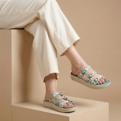 Women's Daily Wear Sandals - WLR74030 Turquoise Blue