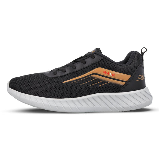 Men's Lace-up Walking Shoe - WS3087 Black