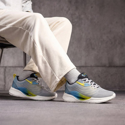Men's Lace-up Sports Shoes - WS9132 Light Grey