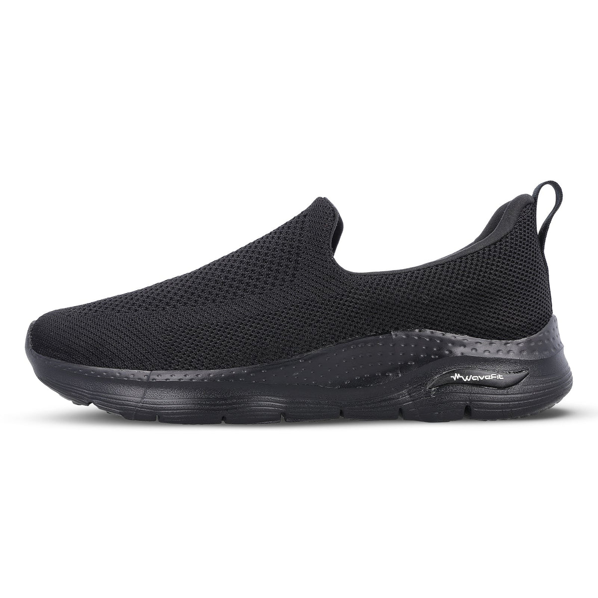 Men's Slip-on Walking Shoe - WS9610 Black Black