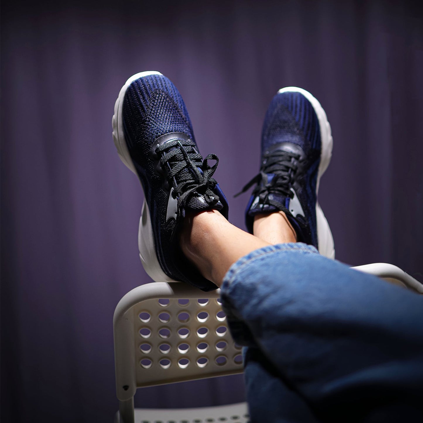 Women's Life Style Shoes - WS97093 Navy Blue