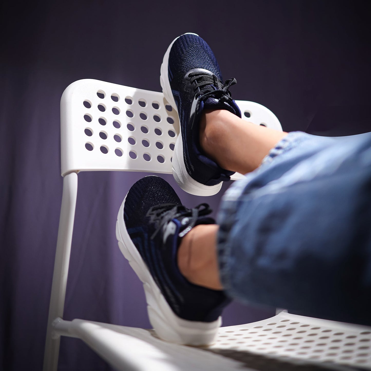 Women's Life Style Shoes - WS97093 Navy Blue