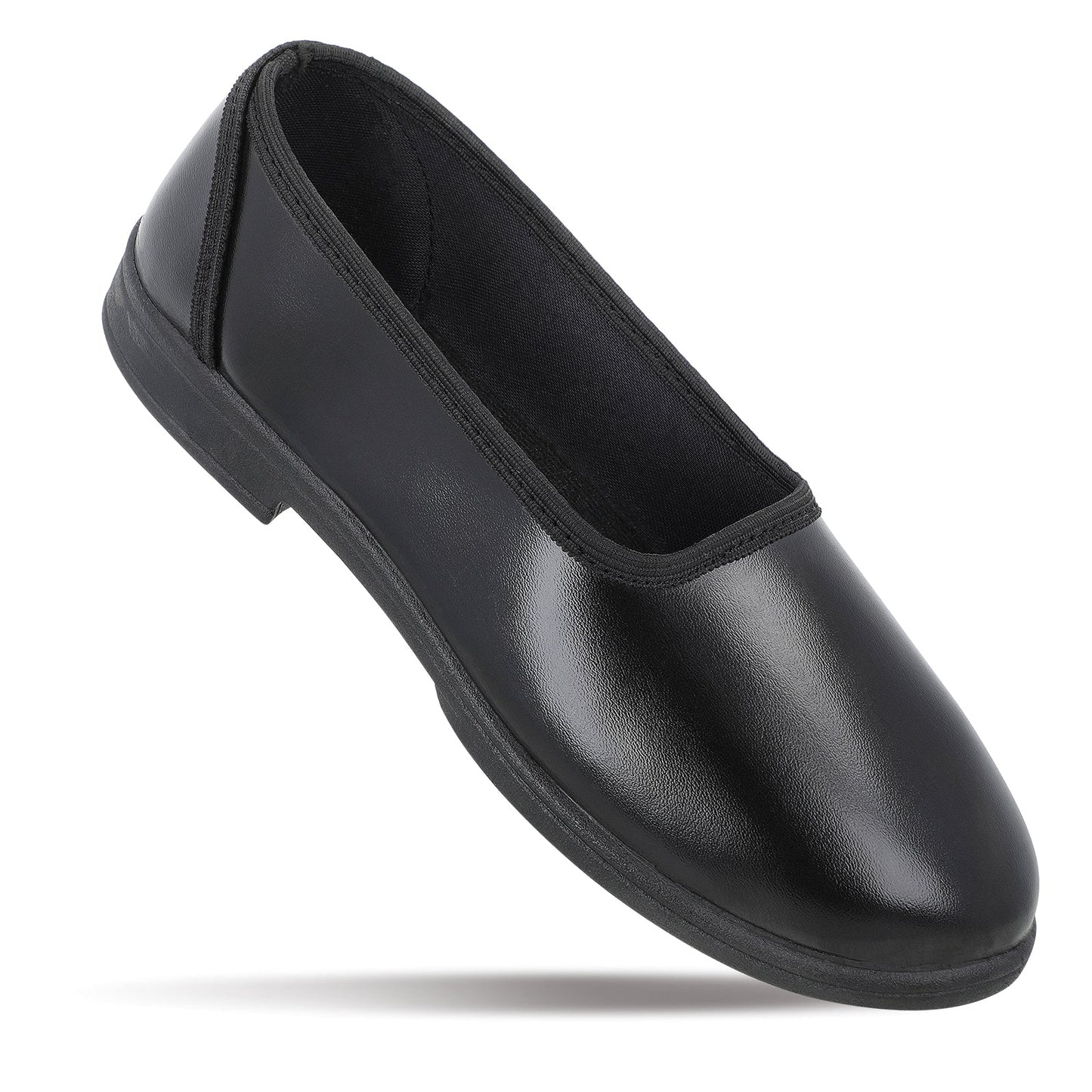 Girls Slip-On school Shoes - WV593 Black