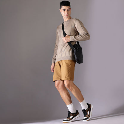 Men's Casual Sneakers - WY3344 Black Brown