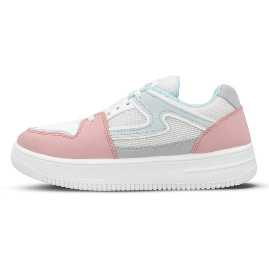 Women's Sports Sneakers - WY3387 White Peach