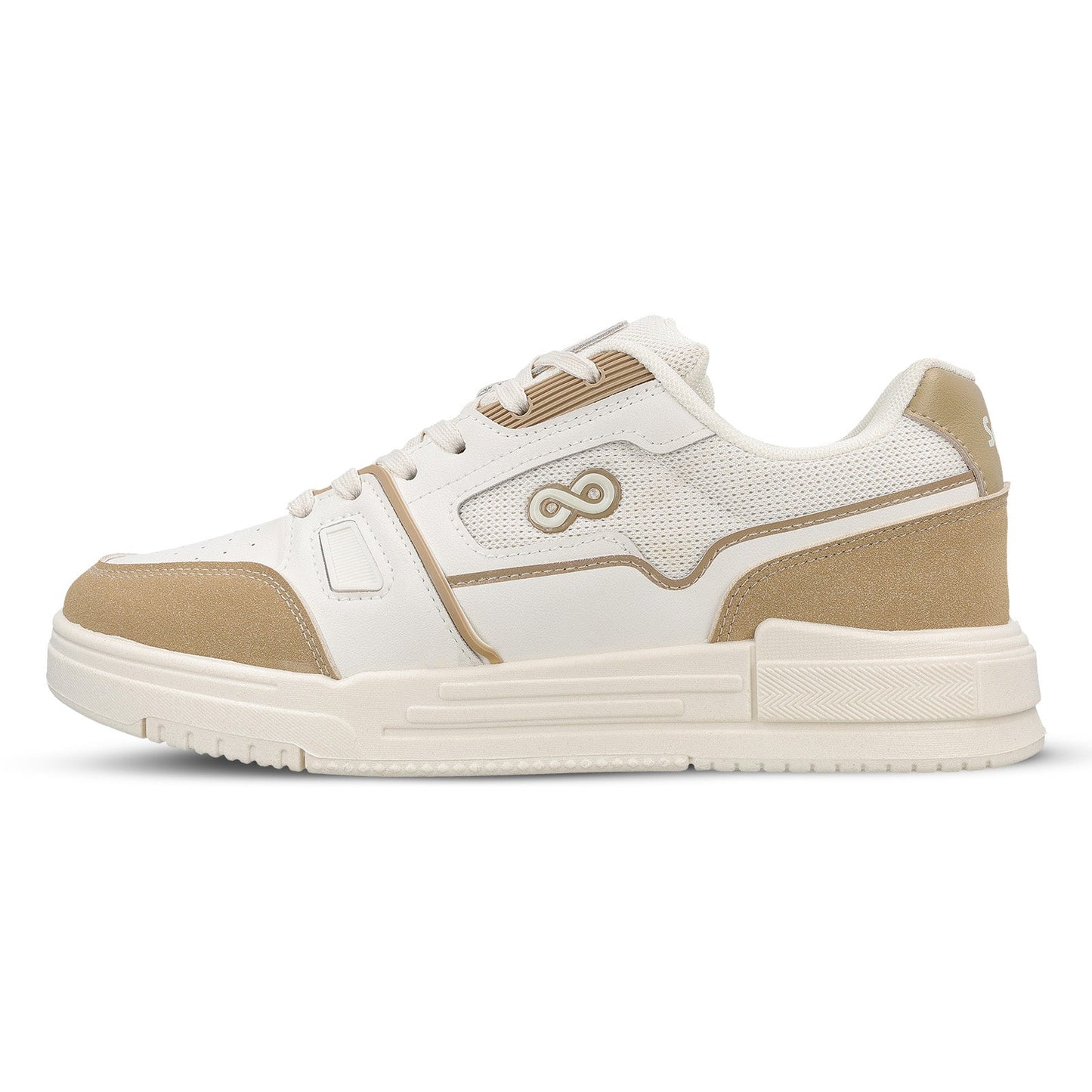 Men's Sports Sneakers - WY3489 White Beige
