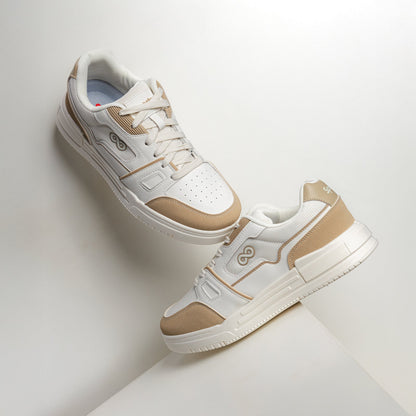 Men's Sports Sneakers - WY3489 White Beige