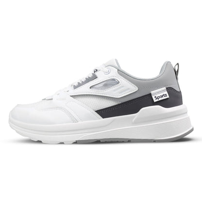 Men's Sports Sneakers - WY3496 White Grey