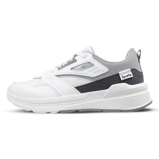 Men's Sports Sneakers - WY3496 White Grey