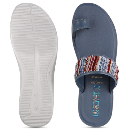 Walkaroo Womens Sandals - BT2347 Blue - Walkaroo Footwear