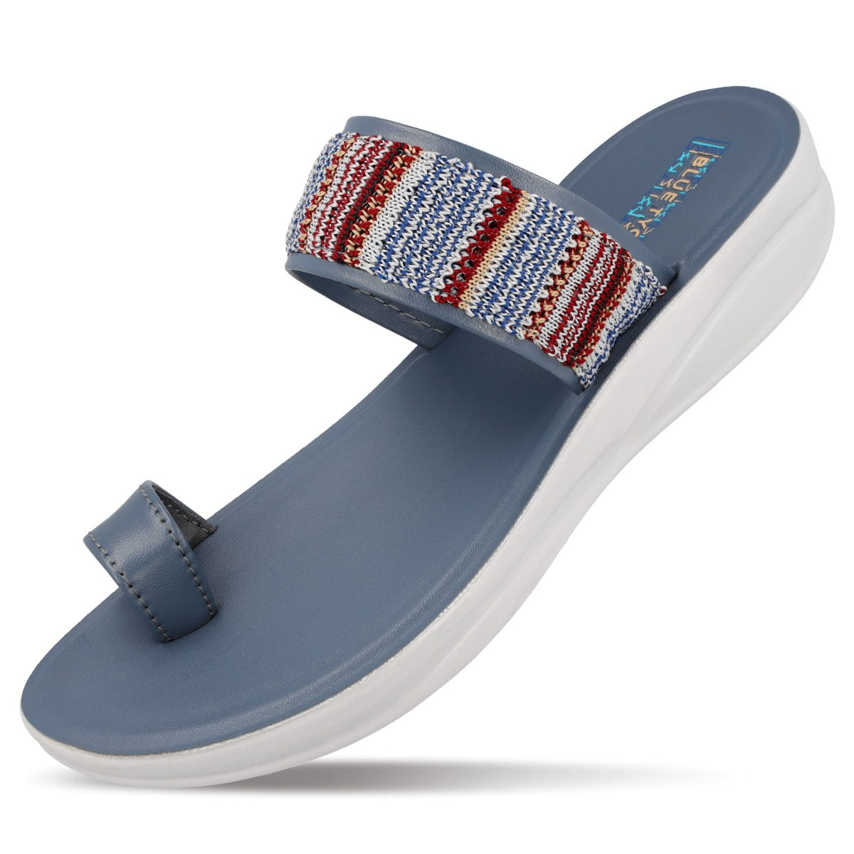 Walkaroo Womens Sandals - BT2347 Blue - Walkaroo Footwear