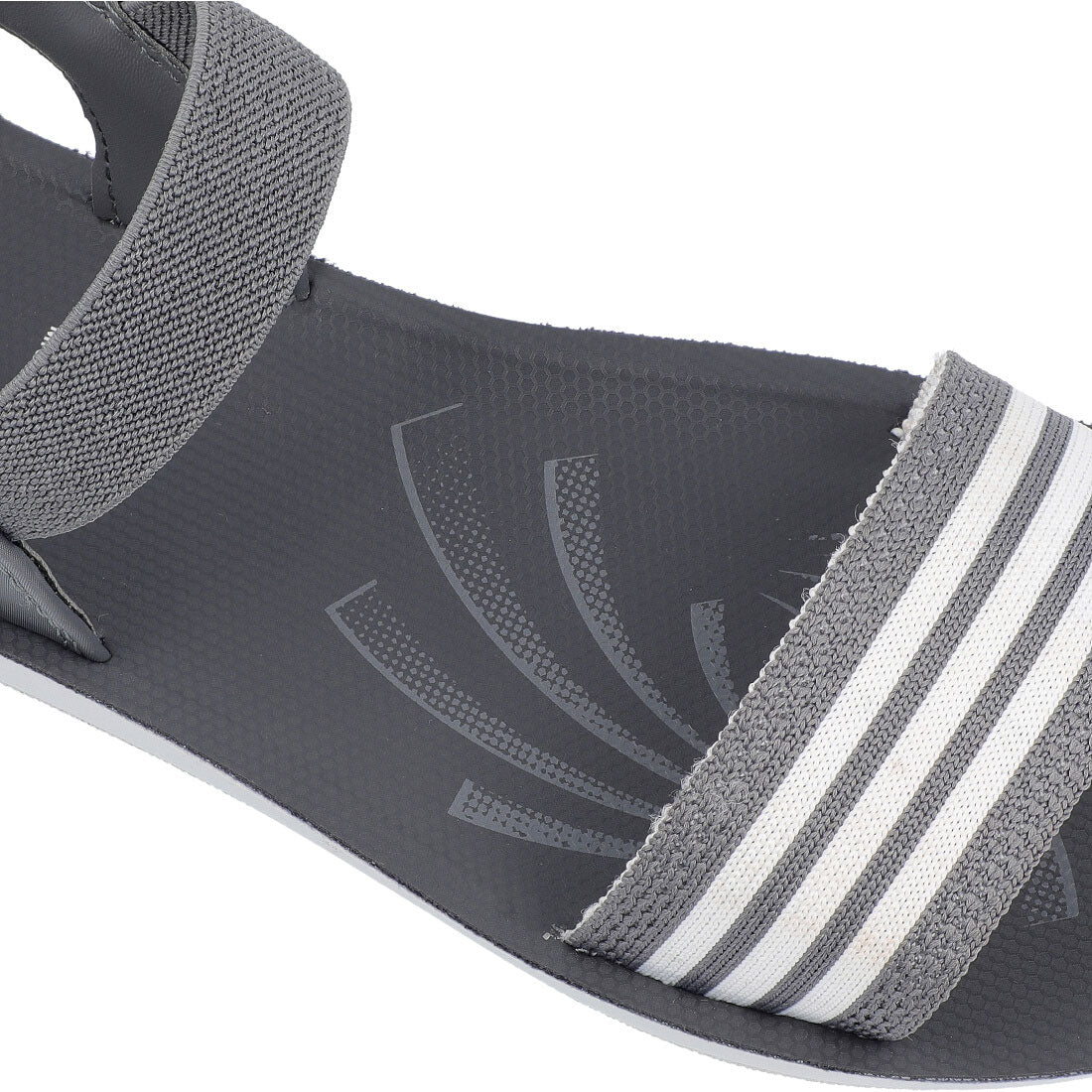 Blue Tyga Womens Ankle Strap Flat Sandals - BT2702 Grey - Walkaroo Footwear