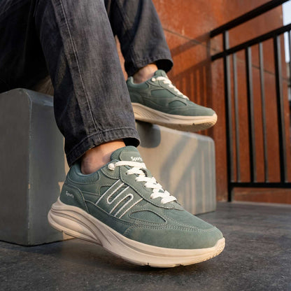 Men's Sports Sneaker -ONG97010 Dark Green