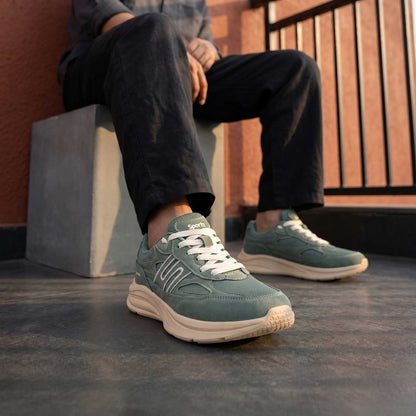 Men's Sports Sneaker -ONG97010 Dark Green