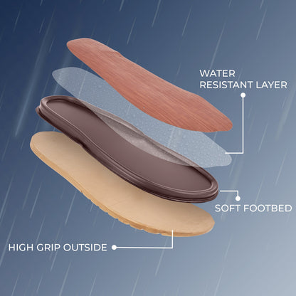 Men's Daily Wear Comfort Sandals - WGP53090 Brown