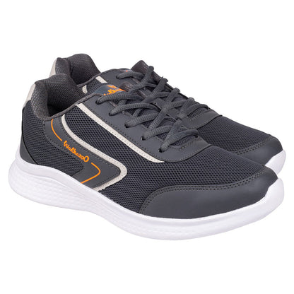 Walkaroo Men Lace-up Training Shoes - WS3040 Grey - Walkaroo Footwear