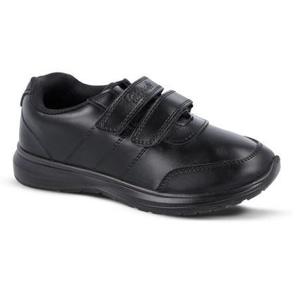 Walkaroo kids School Shoes -WV502 Black - Walkaroo Footwear