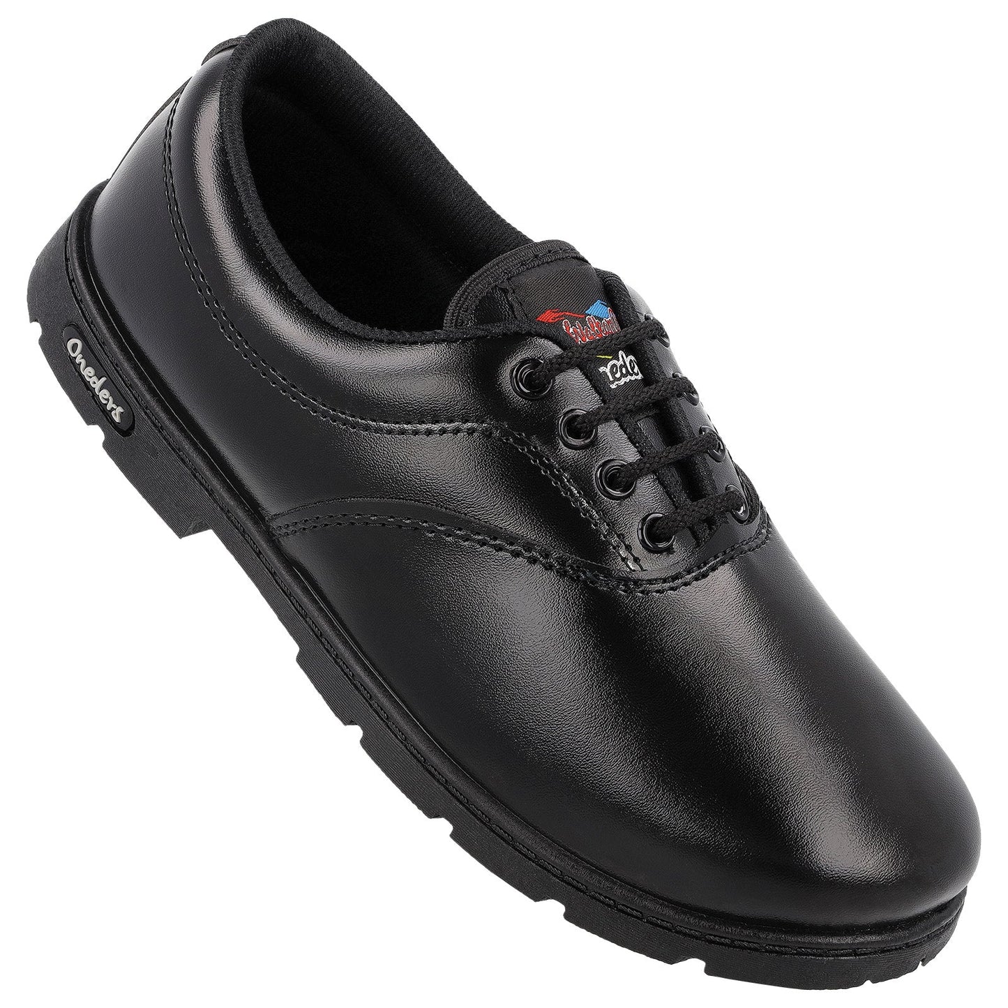Walkaroo Kids School Shoes - WV522 Black - Walkaroo Footwear