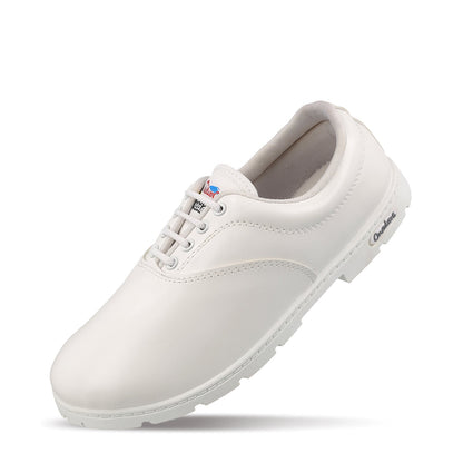 Walkaroo boys School Shoes - WV522 White - Walkaroo Footwear